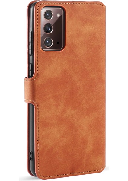 Samsung Galaxy NOTE20 4g/5g Vintage Pu Deri Cüzdan Standı Kılıf (Yurt Dışından) modelleri