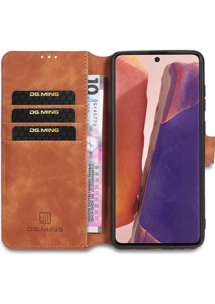 Samsung Galaxy NOTE20 4g/5g Vintage Pu Deri Cüzdan Standı Kılıf (Yurt Dışından) fırsatları