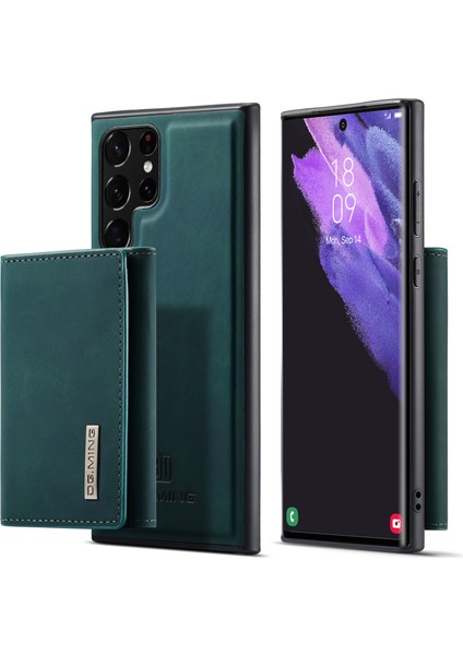 Samsung Galaxy S22 Ultra 5g Çıkarılabilir 2'si 1 Arada Cüzdan Telefon Kılıfı Kablosuz Şarj Desteği Hibrit Telefon Koruyucu (Yurt Dışından)