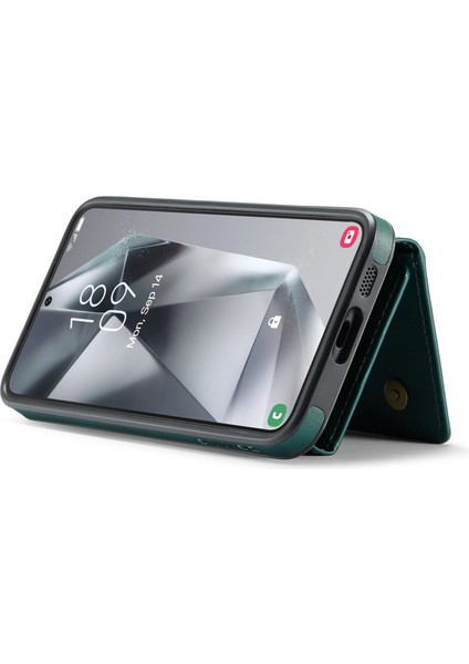 Samsung Galaxy S25 Manyetik Cüzdan Pu + Pc + Tpu Telefon Kılıfı (Yurt Dışından) modelleri