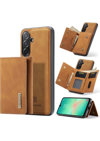 Samsung Galaxy A26 5g Kickstand Pu Telefon Kılıfı Çıkarılabilir Cüzdan ile (Yurt Dışından)