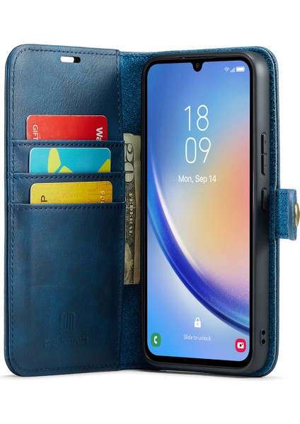 Samsung Galaxy A34 5g Çıkarılabilir Manyetik Kılıf Bölünmüş Deri Telefon Cüzdan Standı Düşmeye Dayanıklı Kılıf (Yurt Dışından) fiyatları
