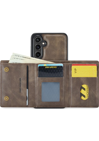 Samsung Galaxy S25 Manyetik Cüzdan Pu + Pc + Tpu Telefon Kılıfı (Yurt Dışından) fiyatları