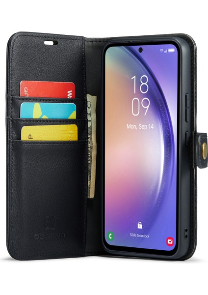 Samsung Galaxy A54 5g Bölünmüş Deri Stand Cüzdan Telefon Kılıfı Manyetik Çıkarılabilir Koruyucu Kılıf (Yurt Dışından) fiyatları