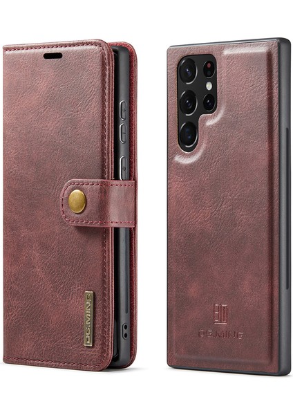 Samsung Galaxy S22 Ultra 5g Çıkarılabilir 2'si 1 Arada Cüzdan Telefon Kılıfı Standlı (Yurt Dışından)