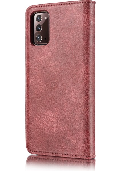 Samsung Galaxy NOTE20 / NOTE20 5g Çıkarılabilir 2'si 1 Arada Pc Arka Kapağı + Bölünmüş Deri Kılıf (Yurt Dışından) fırsatları
