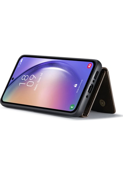 Samsung Galaxy A54 5g Pu Deri Kaplamalı Pc+Tpu Telefon Kılıfı Çıkarılabilir Cüzdan Arka Destek Kapağı (Yurt Dışından) fiyatları