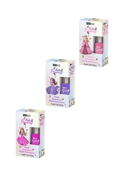 Princess Cocuk Oje 3 Lu set