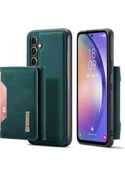 Samsung Galaxy A54 5g Pu Deri Kaplamalı Pc+Tpu Telefon Kılıfı Çıkarılabilir Cüzdan Arka Destek Kapağı (Yurt Dışından)