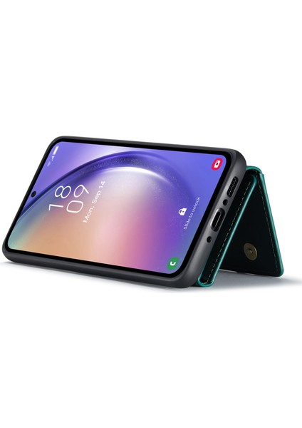 Samsung Galaxy A54 5g Pu Deri Kaplamalı Pc+Tpu Telefon Kılıfı Çıkarılabilir Cüzdan Arka Destek Kapağı (Yurt Dışından) fiyatları