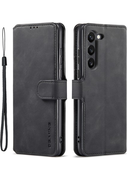 Samsung Galaxy S23 Plus Retro Pu Deri Cüzdan Kılıfı Tam Koruma Telefon Kılıfı Standlı (Yurt Dışından)