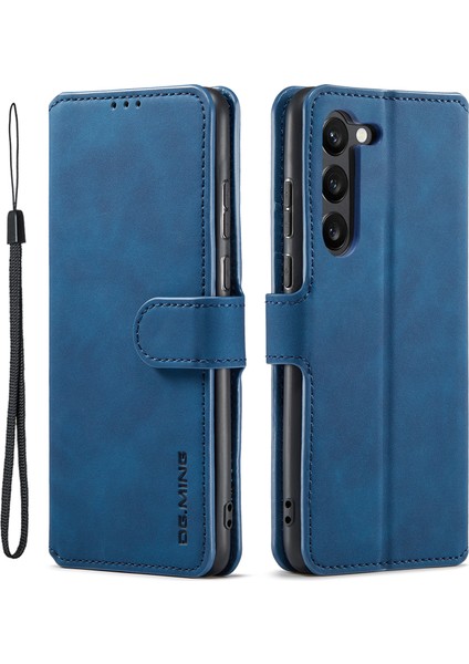 Samsung Galaxy S23 Plus Retro Pu Deri Cüzdan Kılıfı Tam Koruma Telefon Kılıfı Standlı (Yurt Dışından)