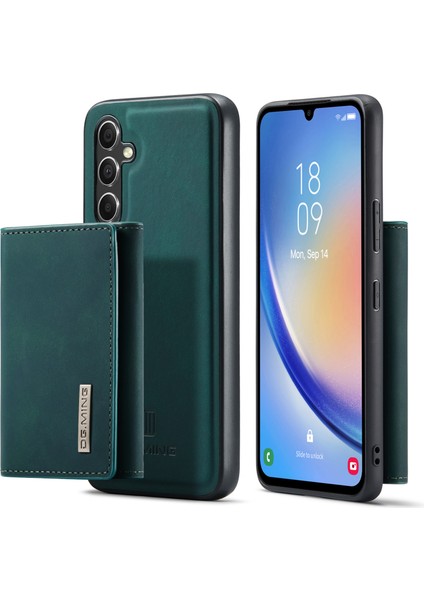 Samsung Galaxy A34 5g Pc+Tpu+Pu Deri Düşmeye Lı Kapak Manyetik Cüzdan Destekli Telefon Kılıfı (Yurt Dışından)