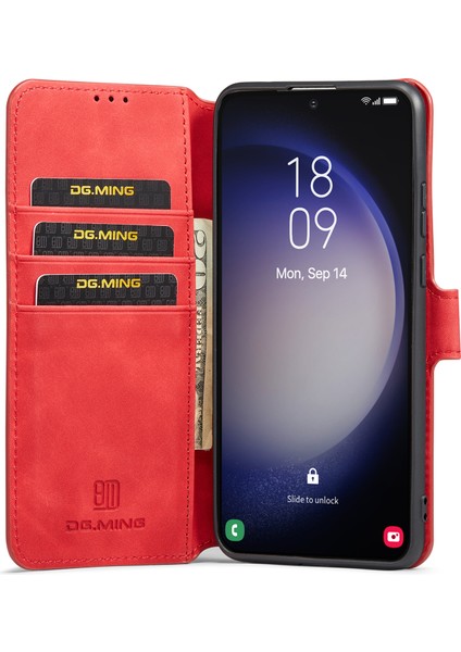 Samsung Galaxy S23 Plus Retro Pu Deri Cüzdan Kılıfı Tam Koruma Telefon Kılıfı Standlı (Yurt Dışından) fiyatları