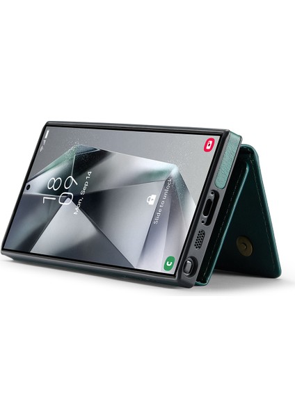 Samsung Galaxy S25 Ultra Manyetik Cüzdan Pu+Pc+Tpu Telefon Kılıfı (Yurt Dışından) indirimleri