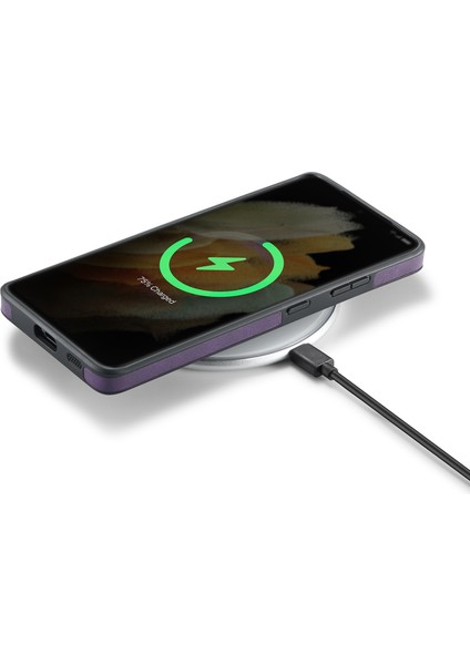 Samsung Galaxy S21 Ultra 5g Telefon Kılıfı Deri Kaplamalı Pc+Tpu Kılıfı (Yurt Dışından) indirimleri