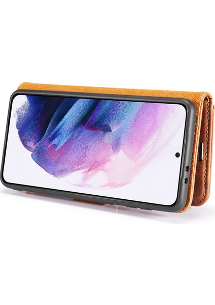 Samsung Galaxy S21 4g / 5g Çizilmeye Dayanıklı Çıkarılabilir 2'si 1 Arada Pc Bölünmüş Deri Telefon Kılıfı Kapağı (Yurt Dışından) fırsatları