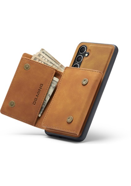 Samsung Galaxy S24 Fe Kickstand Pu Telefon Kılıfı Çıkarılabilir Cüzdan ile (Yurt Dışından) indirimleri