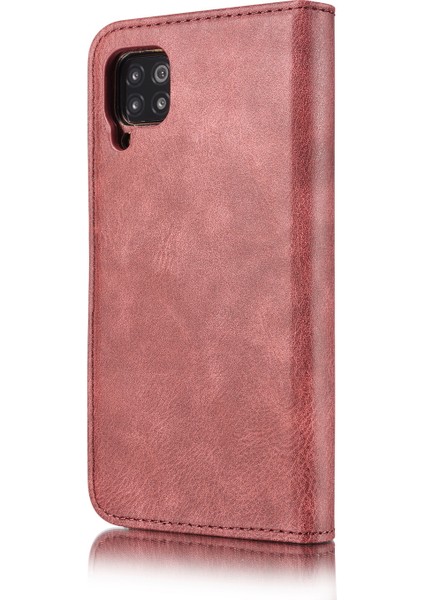 Samsung Galaxy A42 5g Cüzdan Çizilmez Bölünmüş Deri Kılıf Çıkarılabilir 2'si 1 Arada Pc Arka Kılıfı (Yurt Dışından)