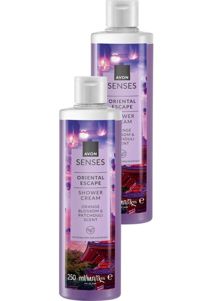 Senses Oriental Escape Portakal Çiçeği ve Paçuli Kokulu Duş Jeli 250 ml Ikili Set