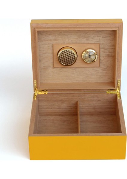 50'li Sarı & Siyah Humidor Puro Kutusu - CHUM038 fırsatları