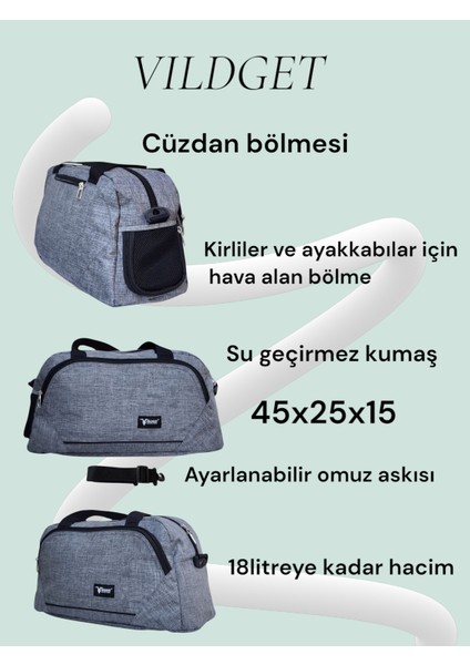 Spor ve Kısa Süreli Seyehatler Için Uygun Spor Çanta