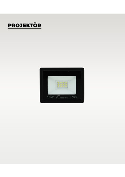 10W IP66 LED Projektör 6500K (Beyaz Işık) modelleri