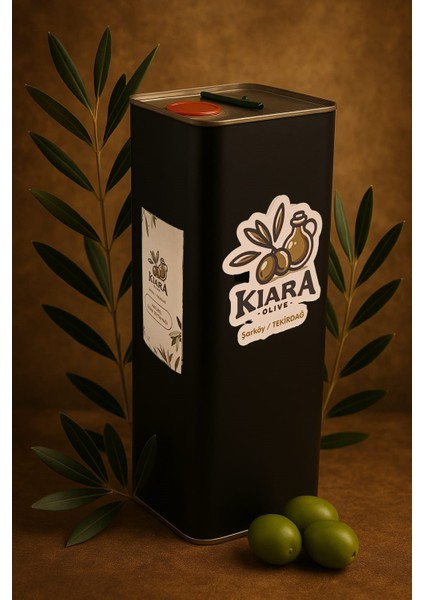 Yüksek Polifenol Kiara Olive Naturel Sızma Gurme Zeytinyağı 4 L