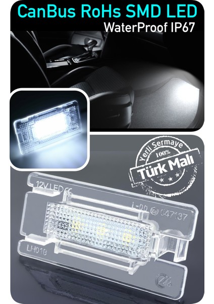 Mını Countryman R60 Cooper One 2010-2016 Canbus LED Araç Içi Ayak Altı Bölmesi Aydınlatma Ledi Lambası LED Edıtıon