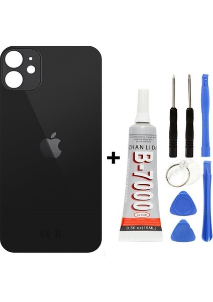 Iphone 12 Arka Cam Kapağı + Yapıştırıcı + Tamir Set