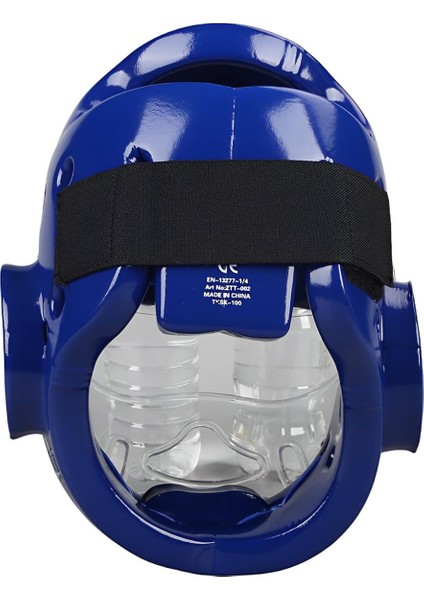 TKSK-100 Blue-M Camlı Taekwondo Kaskı M Beden Mavi fiyatları