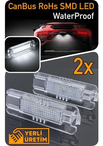 Porsche Boxster 987 2004-2012 Canbus LED Plaka Aydınlatma Ledi Lambası LED Editıon