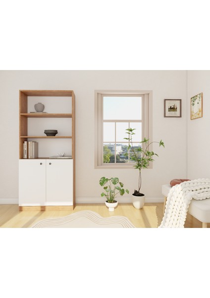 Sardes Kitaplık Marbella Kiraz / Beyaz