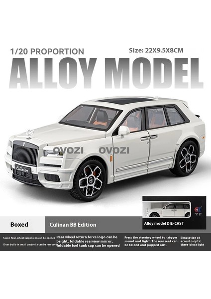 Ovozı Rolls Royce Alaşımlı Araba Modeli Koleksiyonluk Süs Hediyesi (Yurt Dışından)