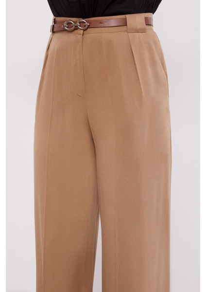 Camel Kemerli Palazzo Pantolon fırsatları