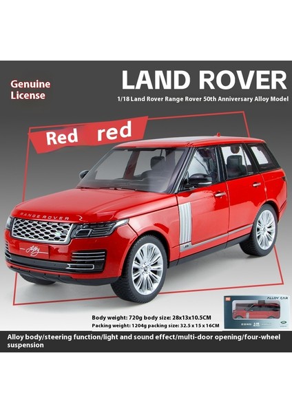Ovozı Land Rover Alaşımlı Araba Modelleri Koleksiyon Hediyeleri (Yurt Dışından)