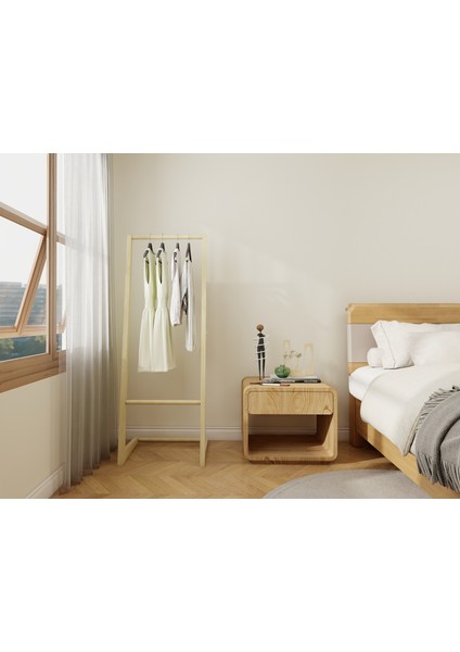 Senta Ahşap Askılık/portmanto