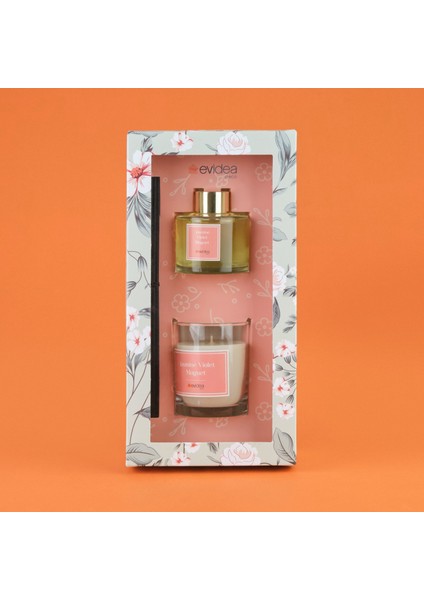 Deco Flower Mum ve Koku Seti - 130 gr + 100 ml