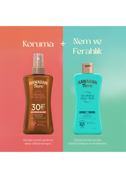 Hawaiian Dry Spray Oil Spf 30 200 ml