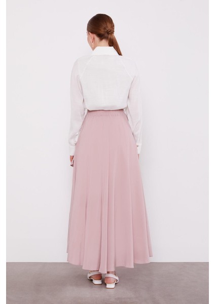 Pudra Pilise Detaylı Etek fırsatları