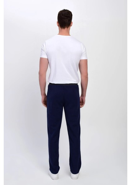 Erkek Lacivert Eşofman Altı Beli Lastikli Yanlar Şeritli 19457 fırsatları