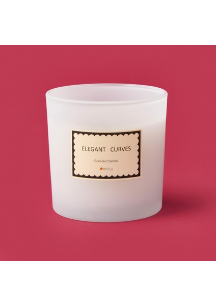 Deco Elegant Curves Mum - Beyaz - 370 gr fiyatları