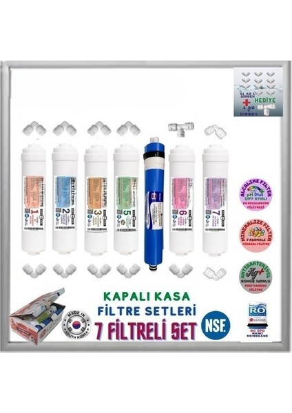 Ligth Gastro Chem 12 Litre 7 Filtre Duş Başlığı Hediyeli Beyaz Renk Su Arıtma Cihazı fırsatları