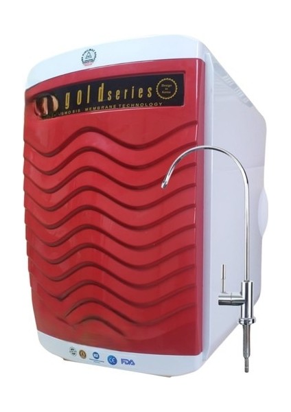 Chem Gold Special 12 Litre 7 Filtre 14 Aşama Gümüş Iyon & Mineral & Alkali Filtreli Beyaz-Kırmızı Renk Su Arıtma Cihazı