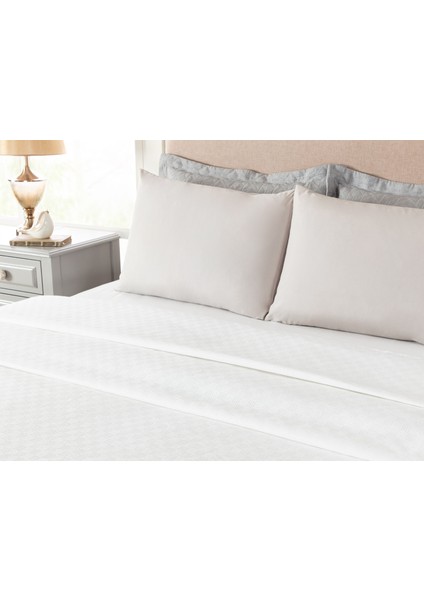 Anais Çift Kişilik %100 Pamuk Pike - Beyaz fiyatları