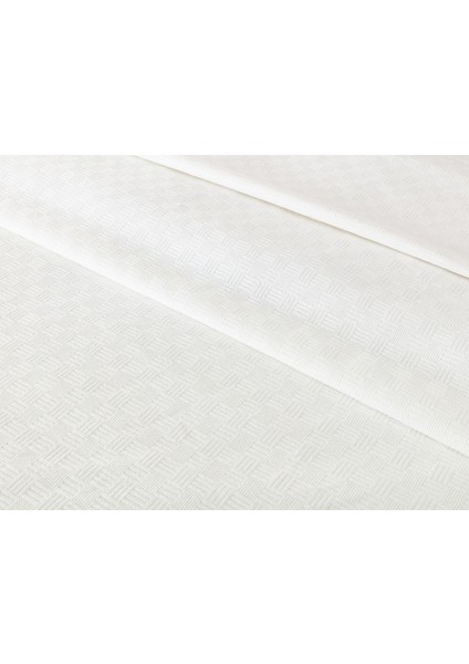 Anais Çift Kişilik %100 Pamuk Pike - Beyaz indirimleri