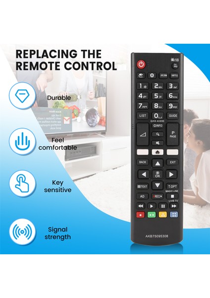 AKB75095308 Akıllı Tv Uzaktan Kumandası Ingilizce Hd Yeni Yedek (Yurt Dışından) fırsatları