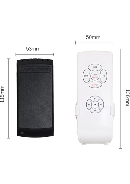 Evrensel Tavan Vantilatörü Lambası Uzaktan Kumanda Kiti Ayarlı Rüzgar Hızı Vericisi Alıcı Zamanlama Anahtarı 220V (Yurt Dışından) fırsatları