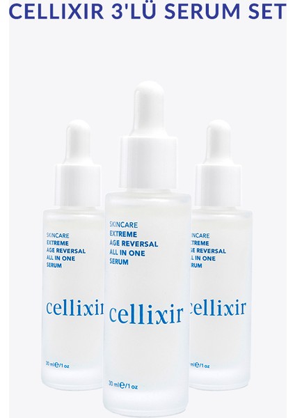 3'lü Anti Aging Serum Set