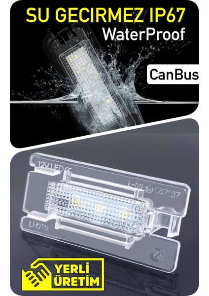 Mini Cooper R50 R52 R53 R56 R58 One 2001-2008 Canbus LED Bagaj Aydınlatma Ledi Lambası